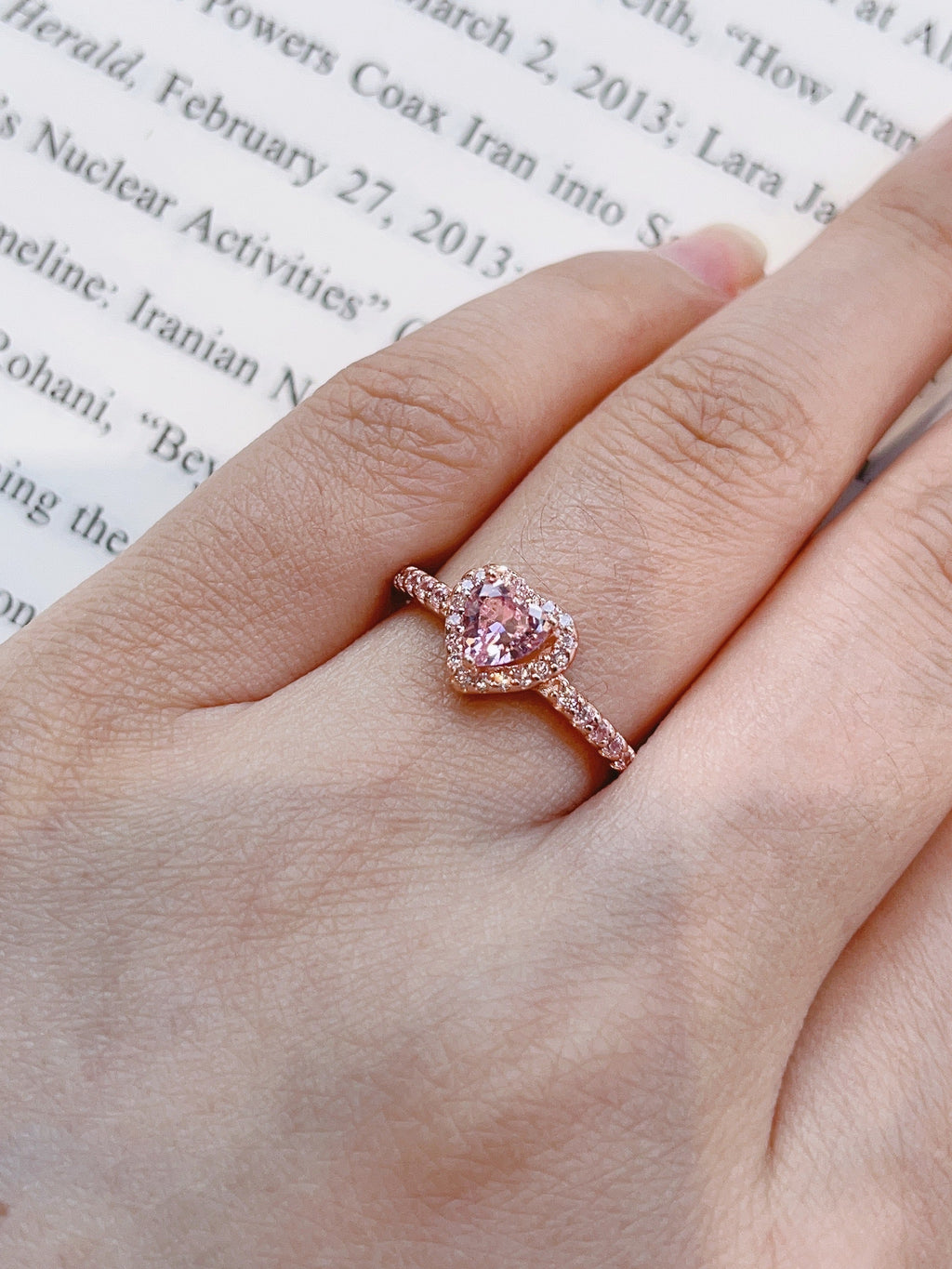Velira Elevated Heart Ring