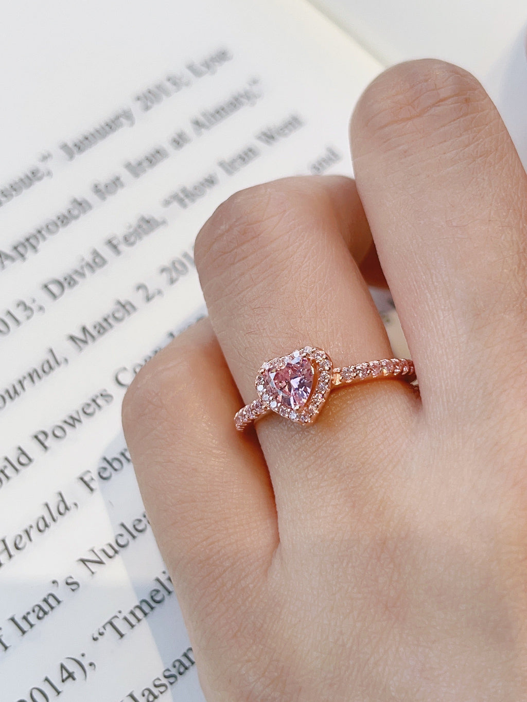 Velira Elevated Heart Ring collection