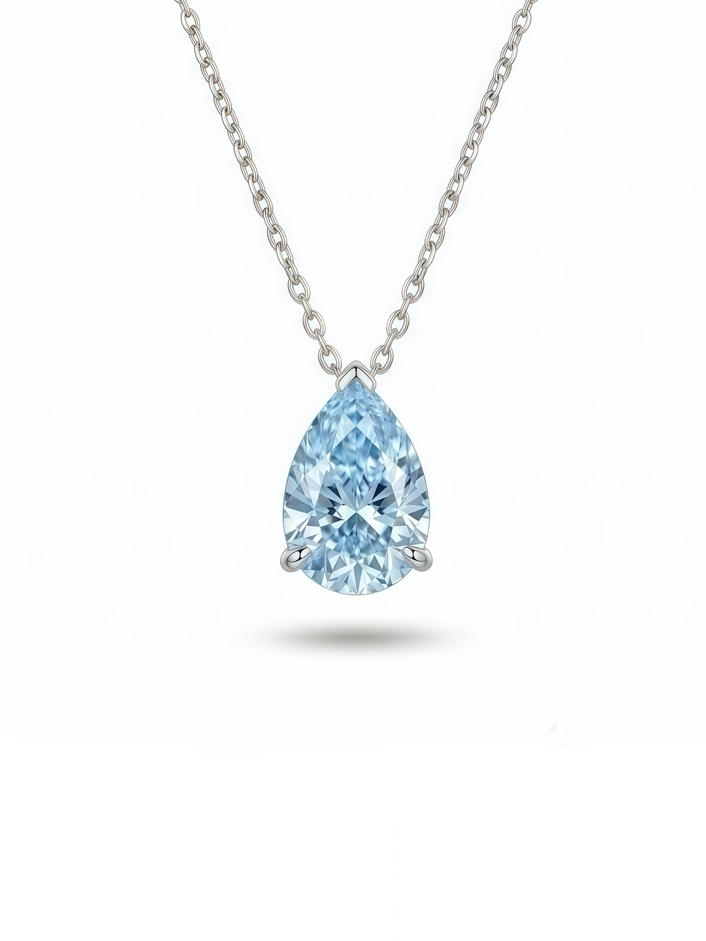 Velira Ice Blue D Teardrop Necklace