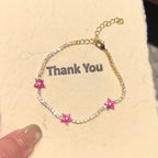 Velira Flower Tennis Bracelet