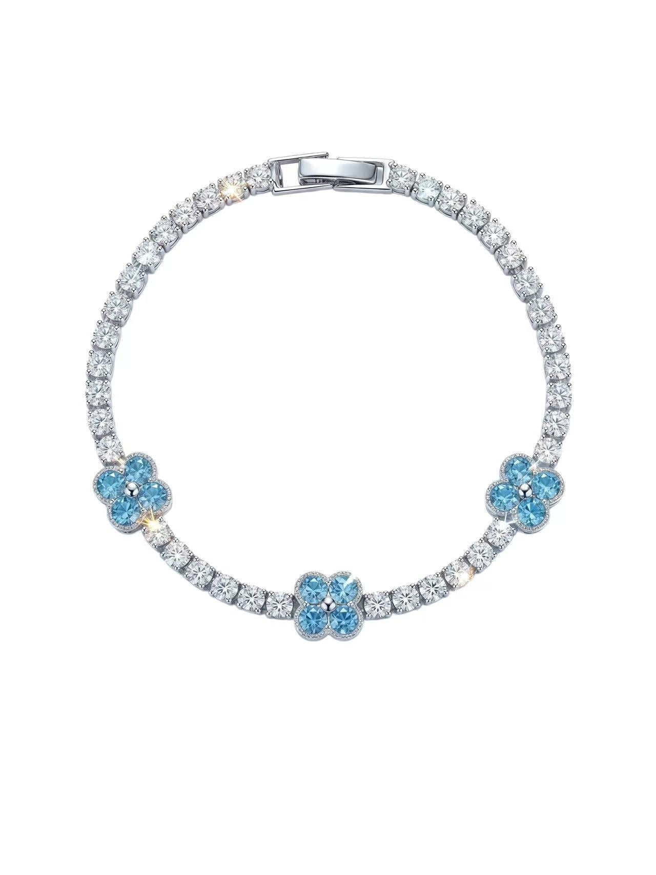 Velira Ice Blue Tennis Bracelet
