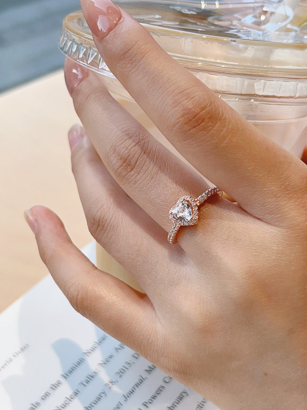 Velira Sparkling Heart Ring collection