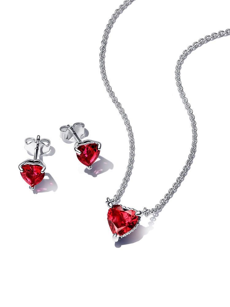 Velira Heart Necklace Set