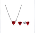 Velira Heart Necklace Set